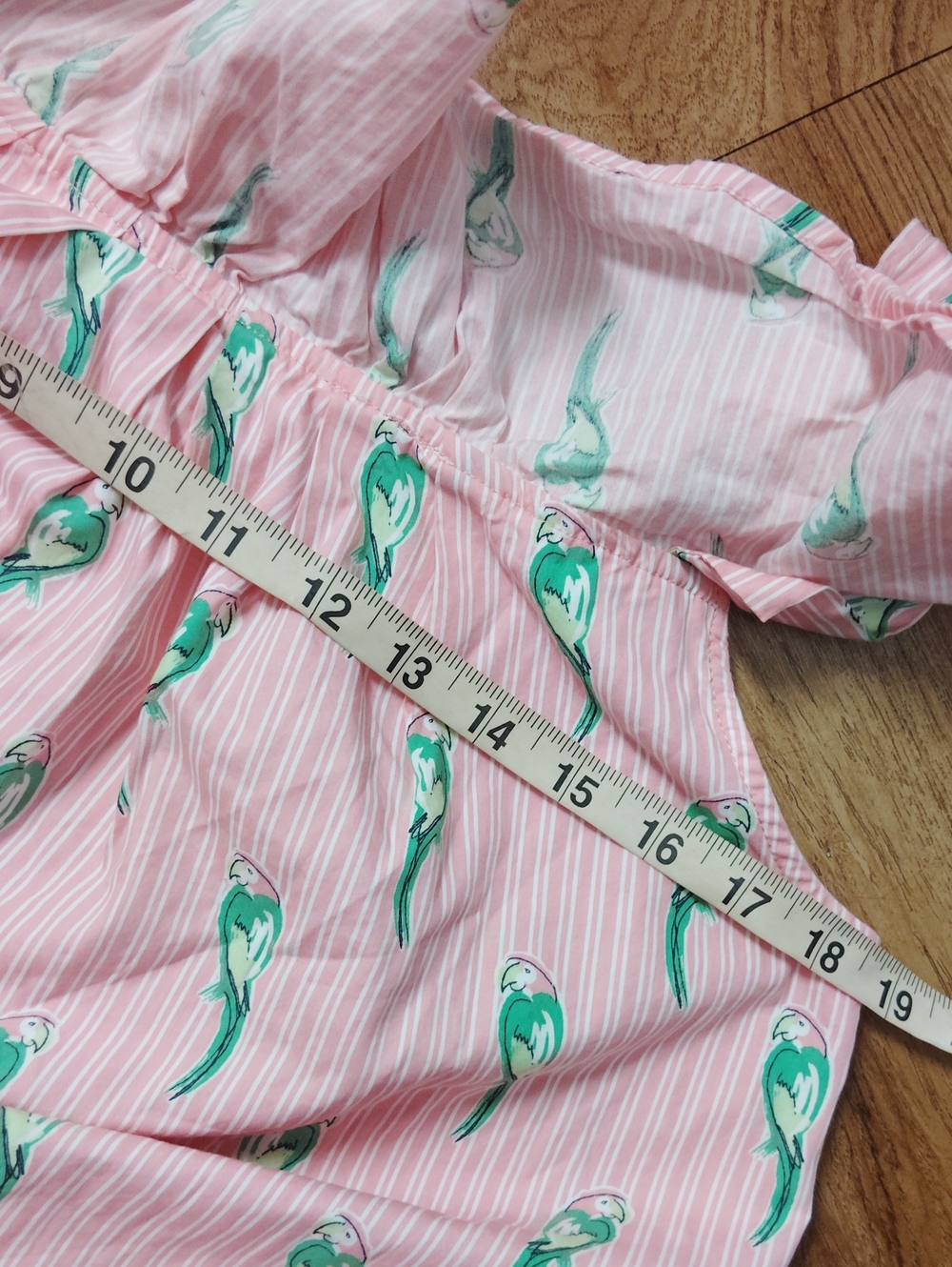 crown & ivy Pink Parrot Print Ruffle Sundress - Picture 8 of 8